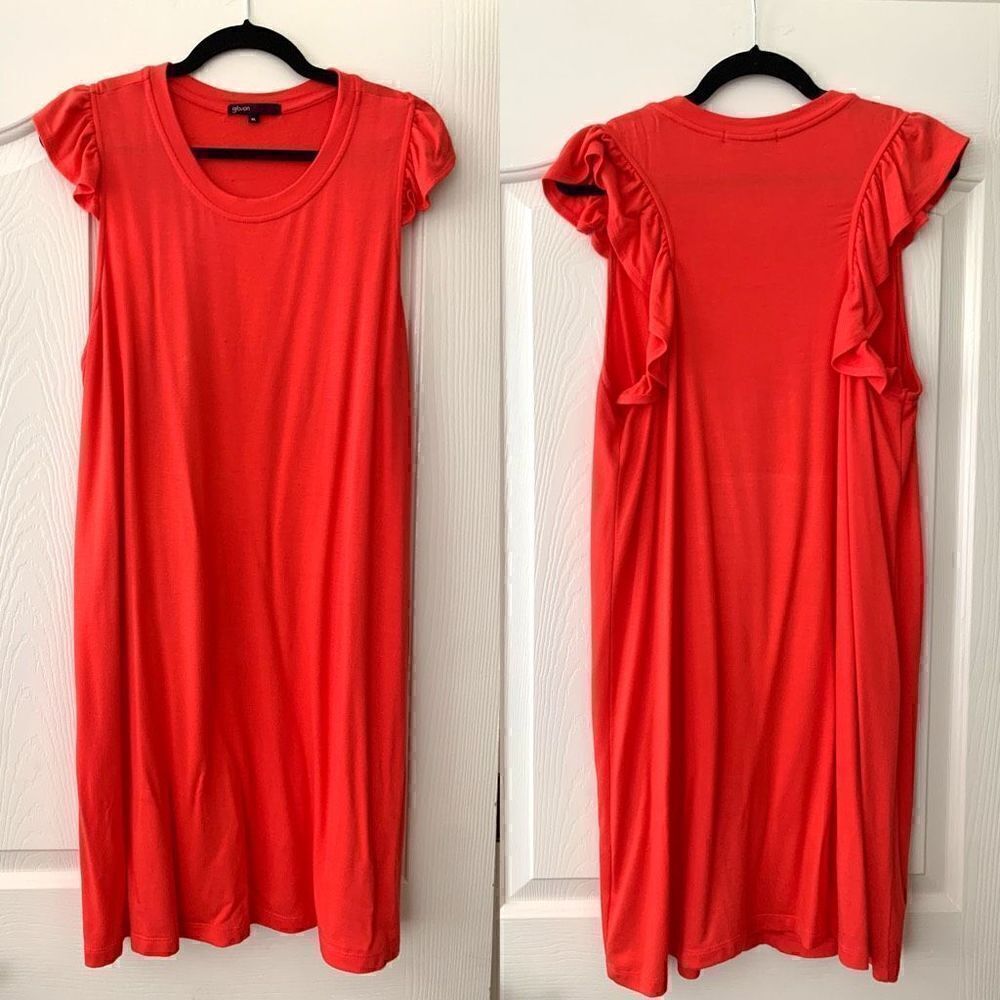 Gibson | Flutter Sleeve Dress